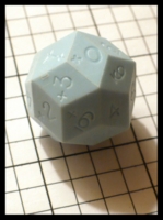 Dice : Dice - DM Collection - Armory Blue Opaque 1-0 Plus Minus - Ebay Sept 2011